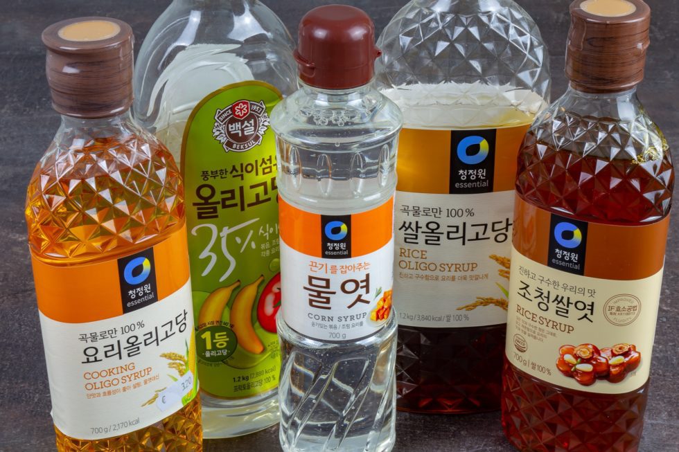 Koreanische Süßstoffe - Sirup aus Korea - Überblick - Koreanische Gewürze